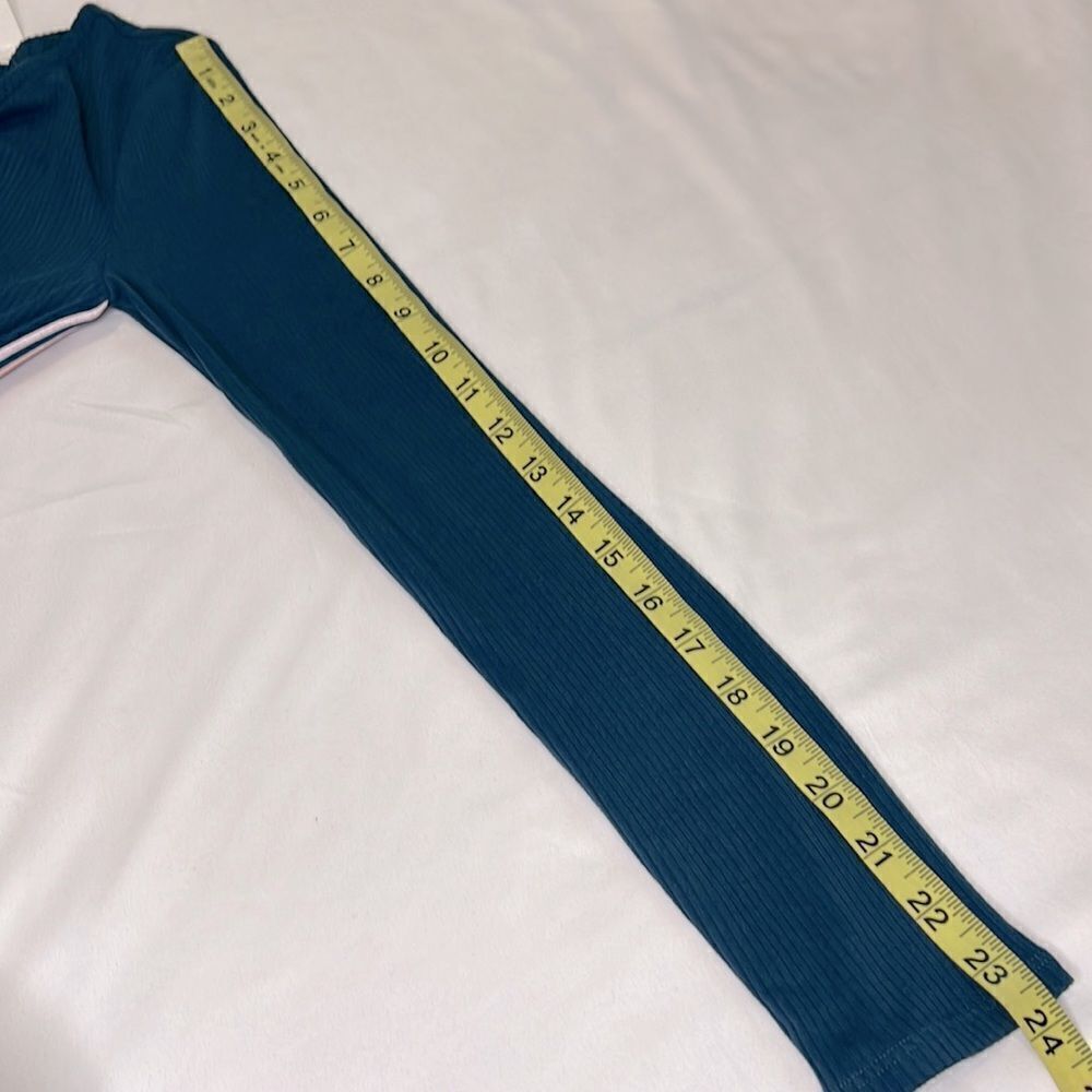 Epic Threads Girls Salem Blue Long Sleeve V-Neck Side Stripe Dress Size XL - Picture 8 of 10